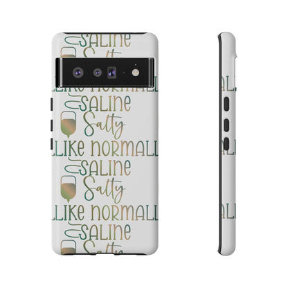 Google Pixel Tough Case - Salty Saline Like Normal Saline - White