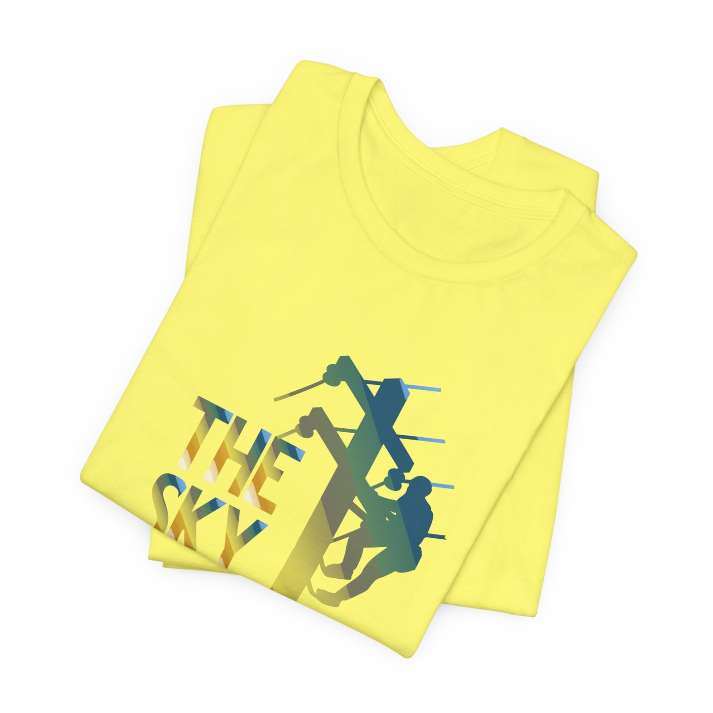Lineman T-shirt - the-sky-is-the-limit-lineman colored chrome