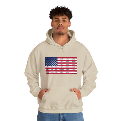 Gildan Phonetic Flag Hoodie