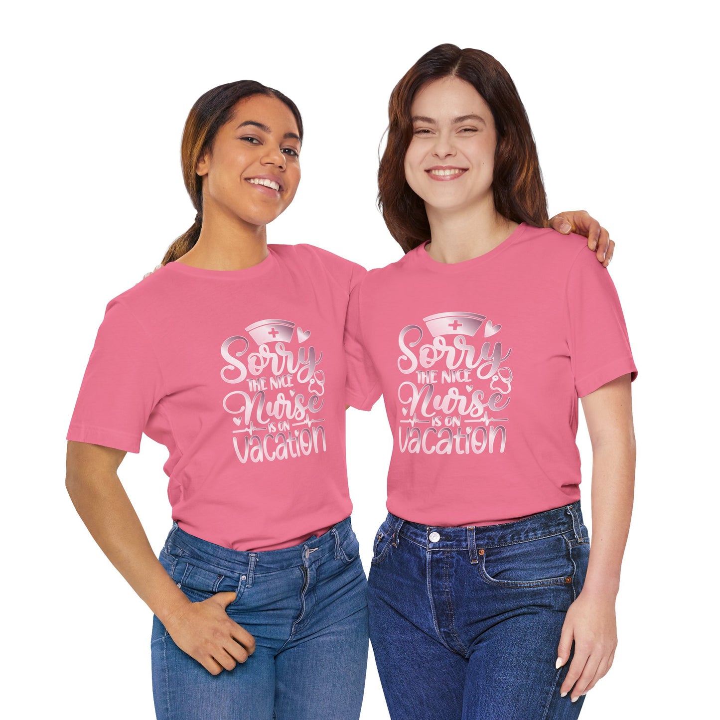 Sorry The Nice Nurse Is On Vacation rose gold