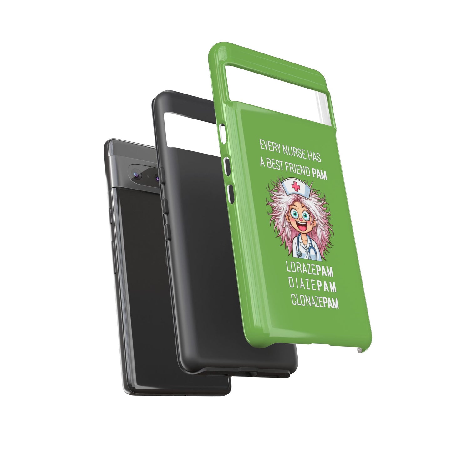 Nurse Google Pixel Tough Case - Every Nurse Has a Friend Named PAM Design (1) - Green