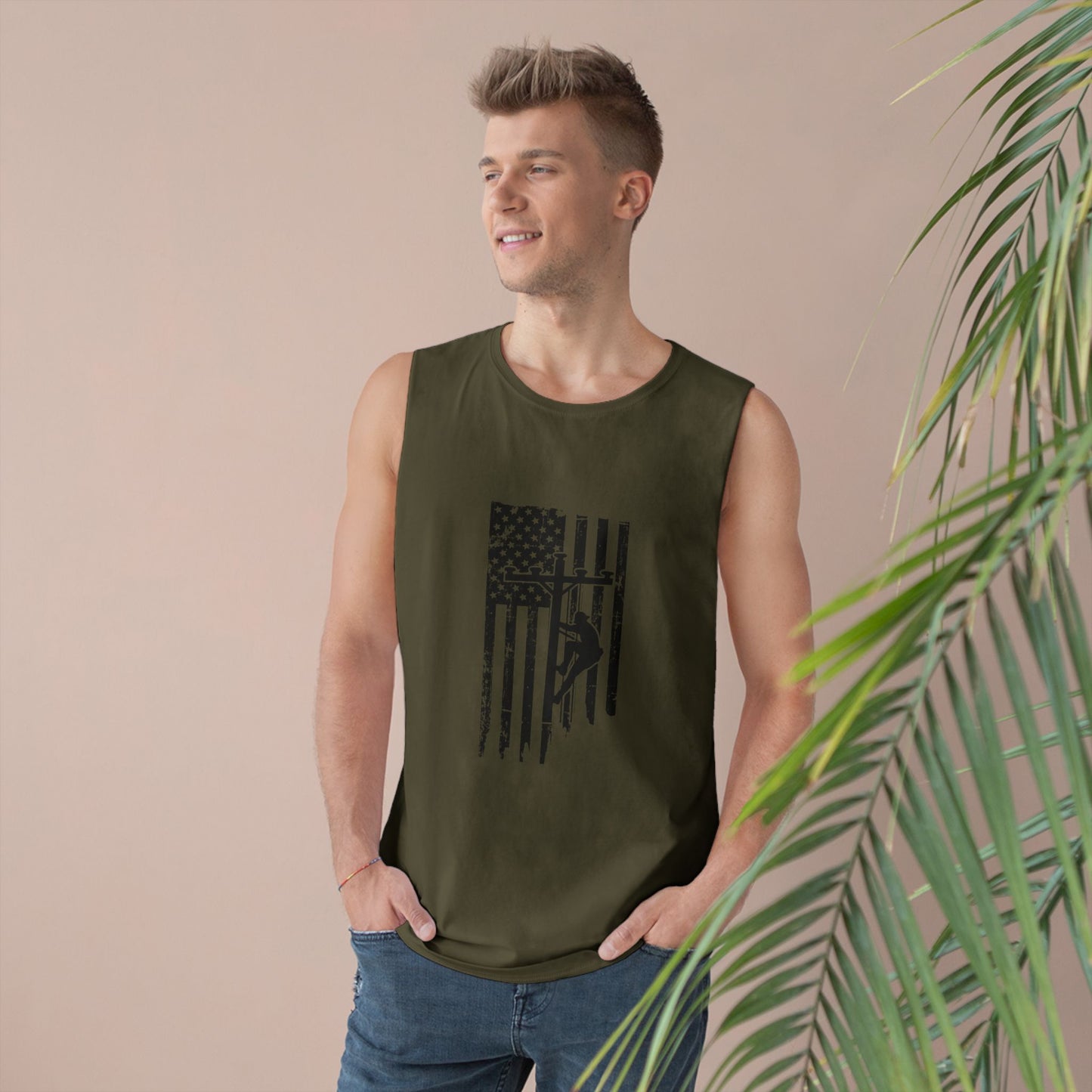 Lineman Tank - Lineman Flag