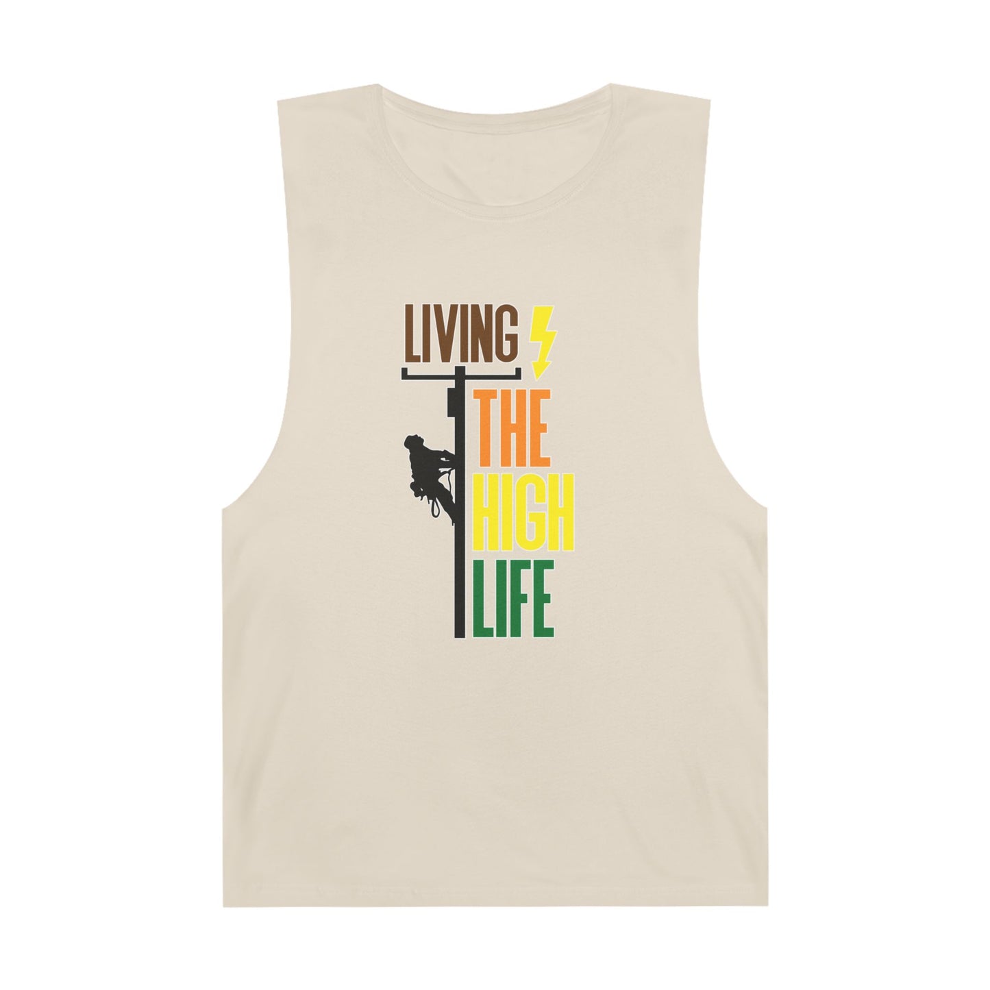 Lineman Tank - Living The High Life-color