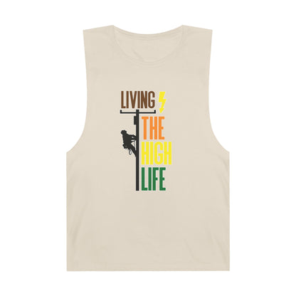 Lineman Tank - Living The High Life-color