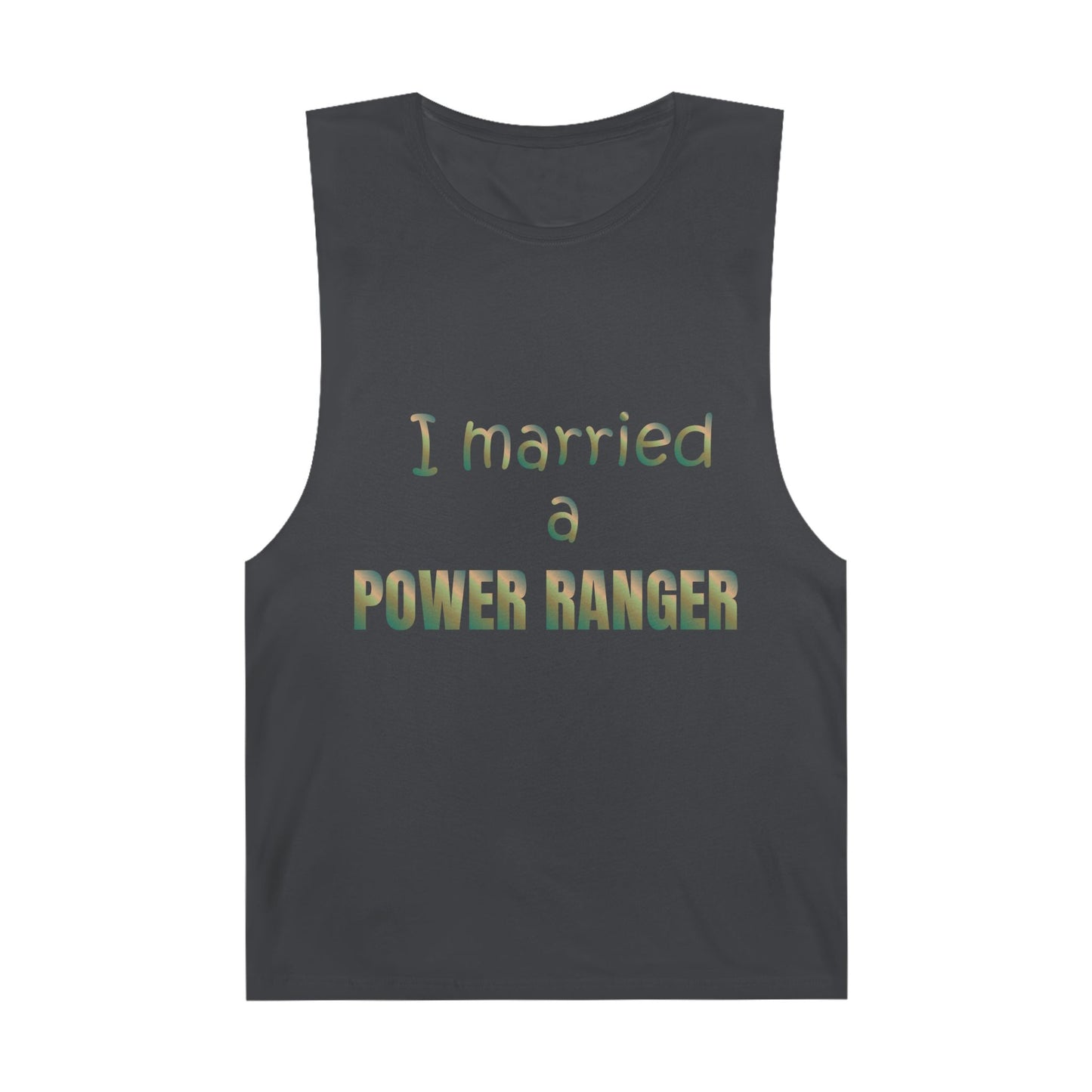Lineman Tank - Married a Power Ranger copper patina