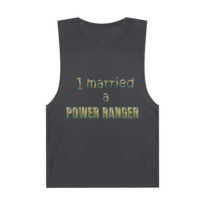 Lineman Tank - Married a Power Ranger copper patina
