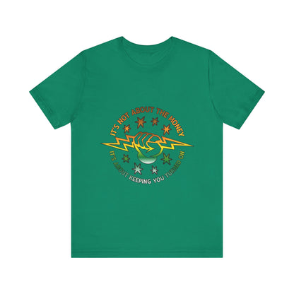 Lineman T-shirt - Its Not About The Money-gradient
