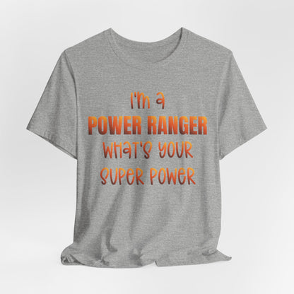 Lineman T-shirt - power ranger super power sky 24