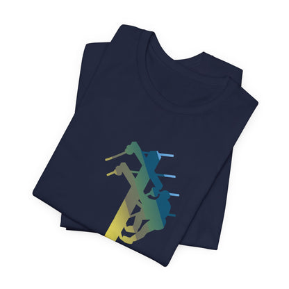 Lineman T-shirt - living the high life - colored chrome