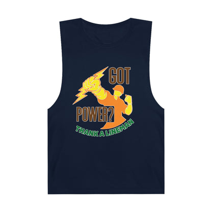 Lineman Tank - Got Power Thank A Lineman - color