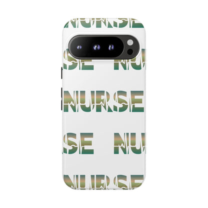 Google Pixel Tough Case - Nurse Pulse - White