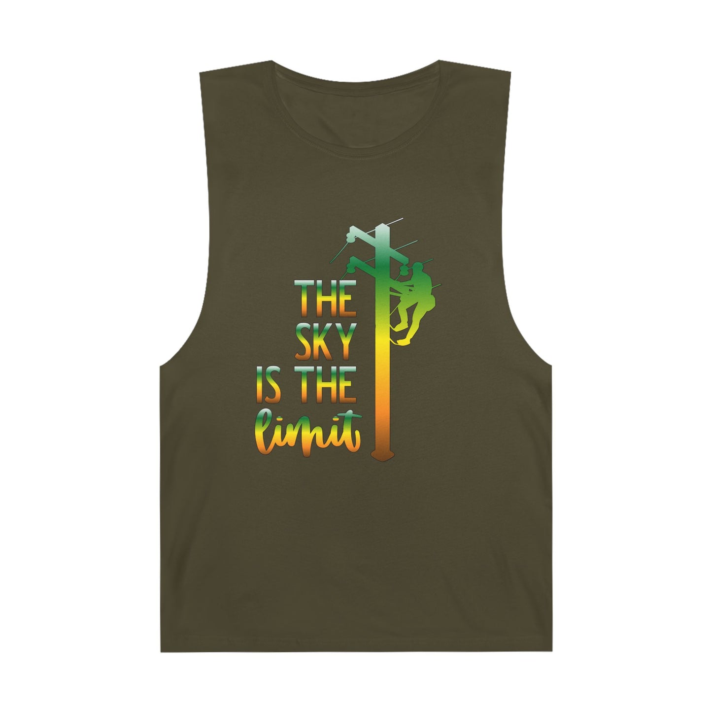 Lineman Tank - the-sky-is-the-limit-lineman gradient