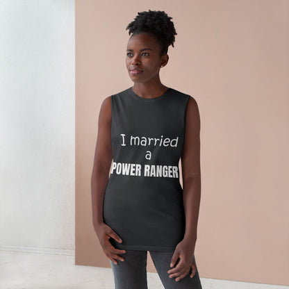 Lineman Tank- Married a Power Ranger white