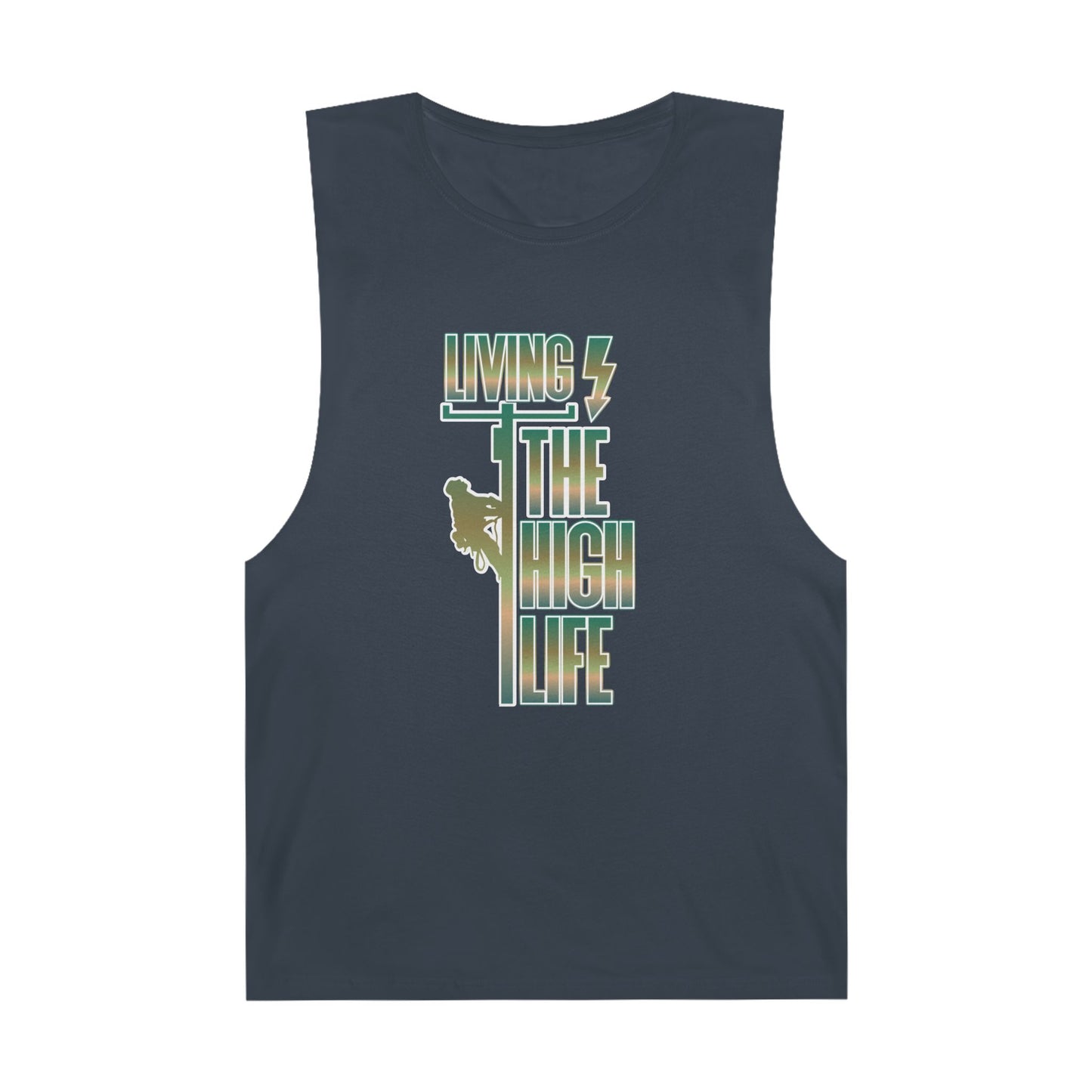 Lineman Tank - Living The High Life-copper patina