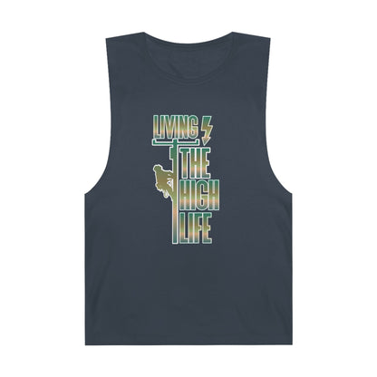 Lineman Tank - Living The High Life-copper patina