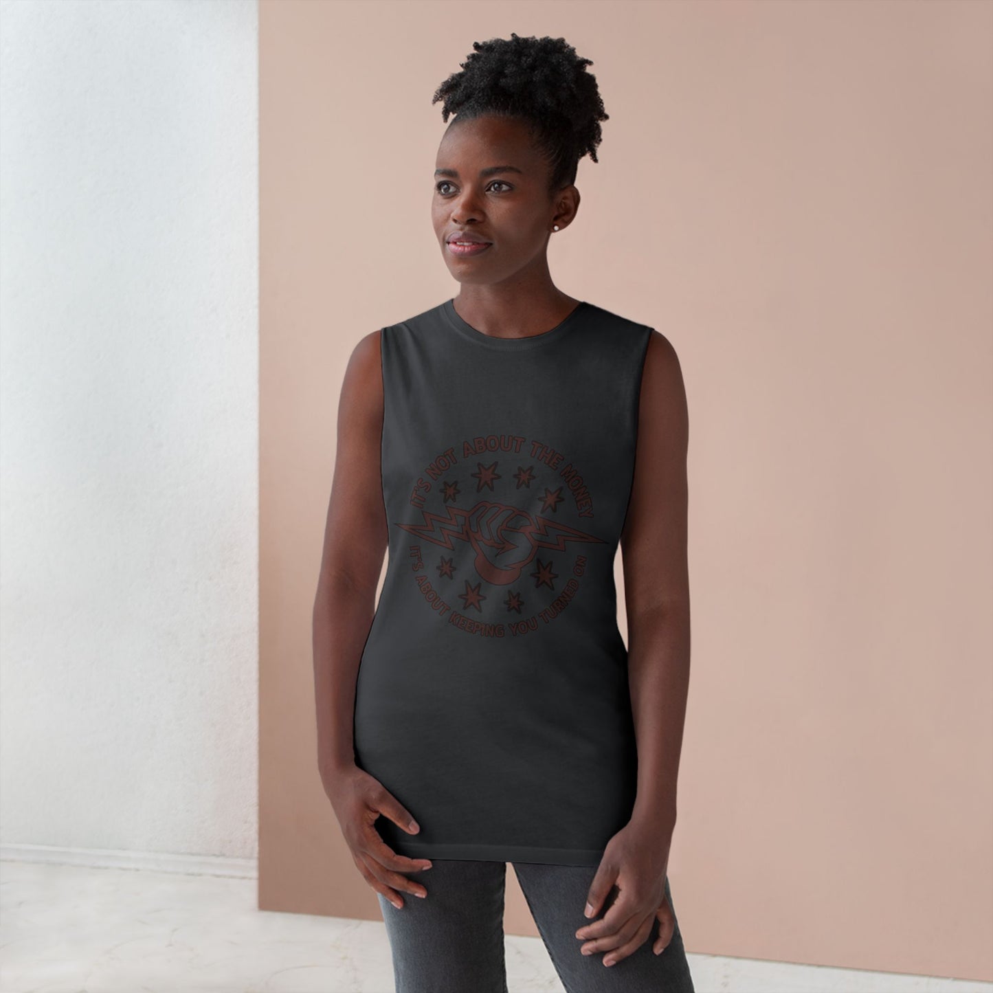 Lineman Tank - Its Not About The Money-sky 24