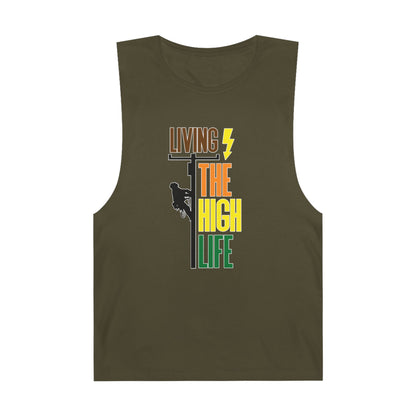 Lineman Tank - Living The High Life-color