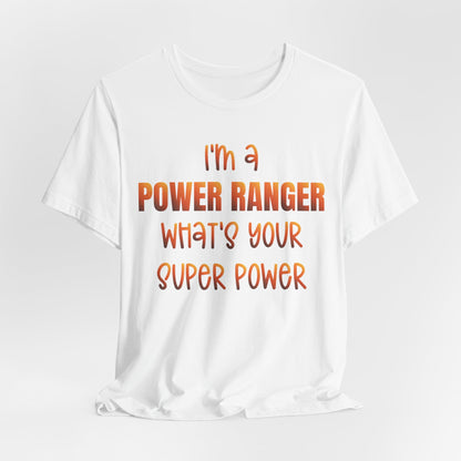 Lineman T-shirt - power ranger super power sky 24