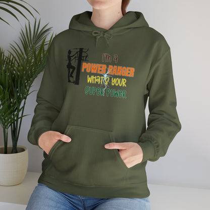 Gildan Hoodie - I'm a Power Ranger What's Your Super Power (female)