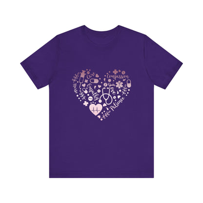 Nurse Heart rose gold