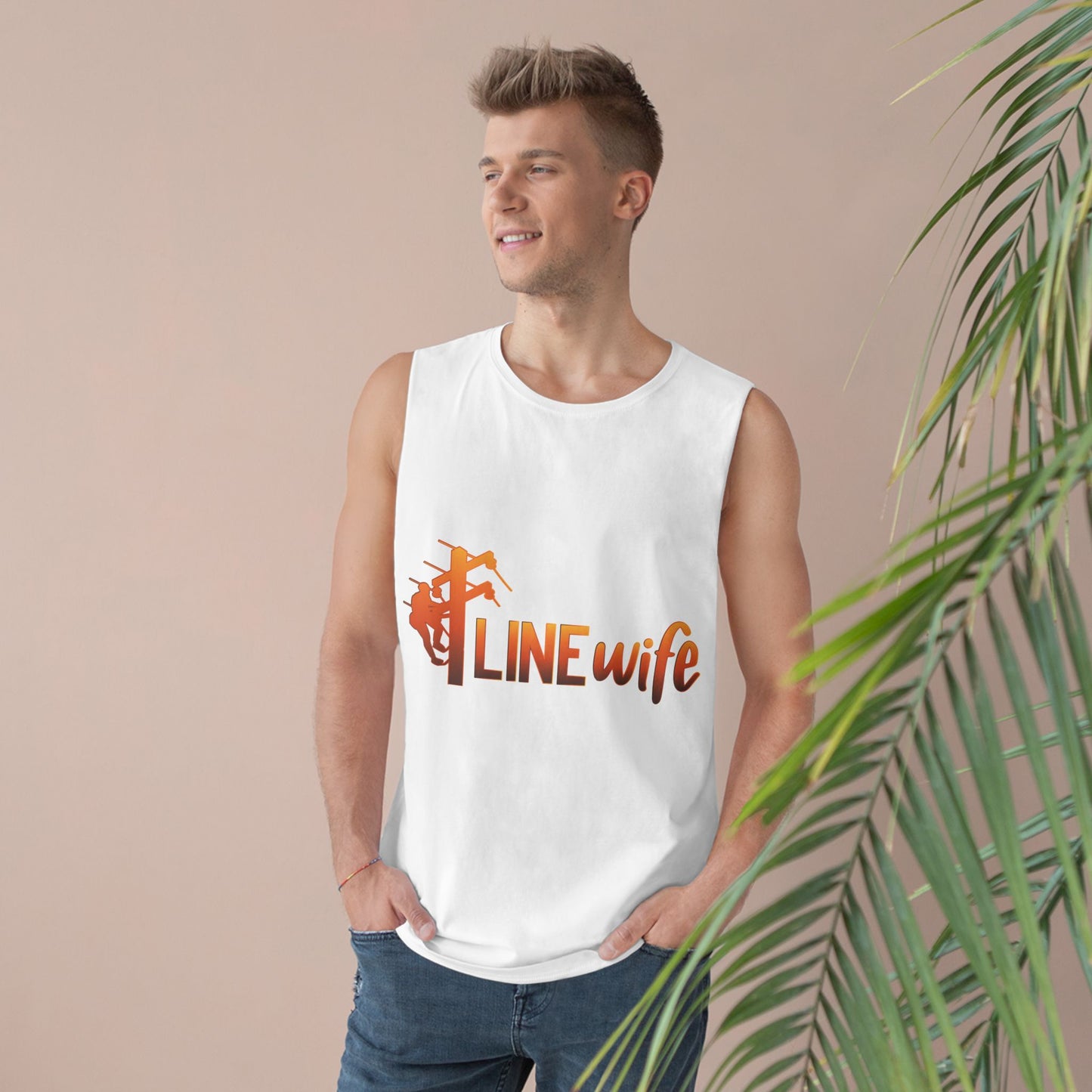 Lineman Tank - lineman-wife sky 24