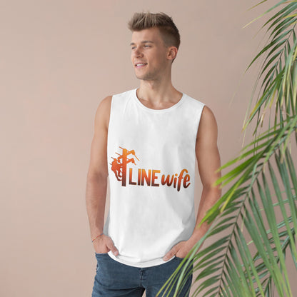 Lineman Tank - lineman-wife sky 24