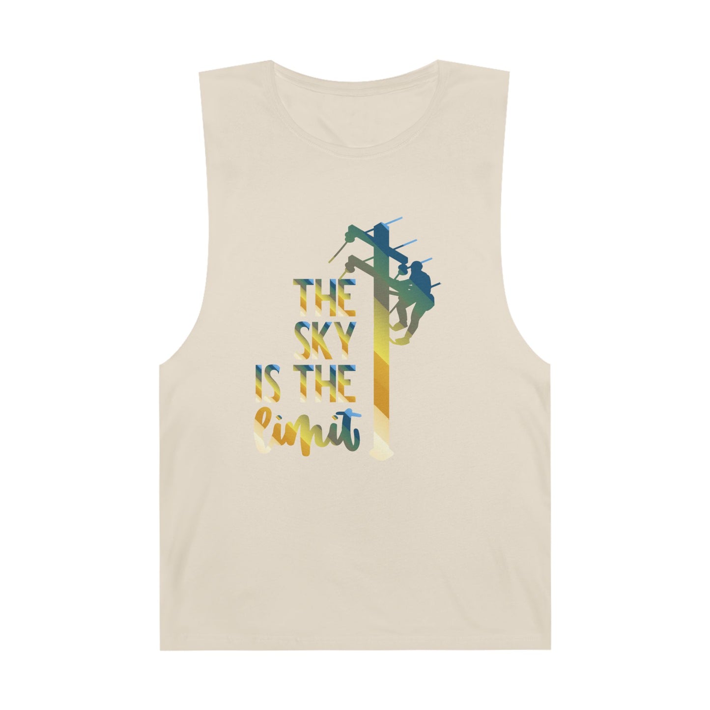 Lineman Tank - the-sky-is-the-limit-lineman colored chrome