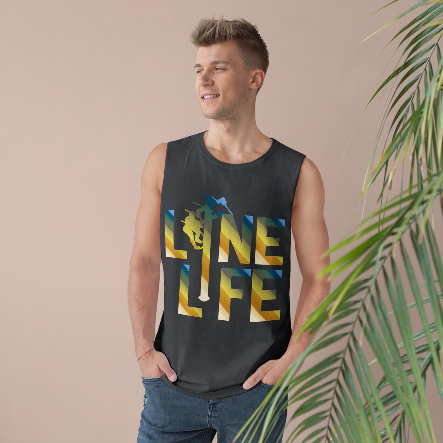 Lineman Tank - lineman-life colored chrome