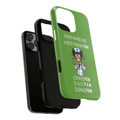 Nurse iPhone Tough Case - Every Nurse Has a Friend Named PAM Design (5) - Green