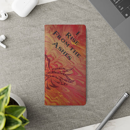 Faux Leather Wallet Phone Case - iPhone & Galaxy - I Rise From the Ashes