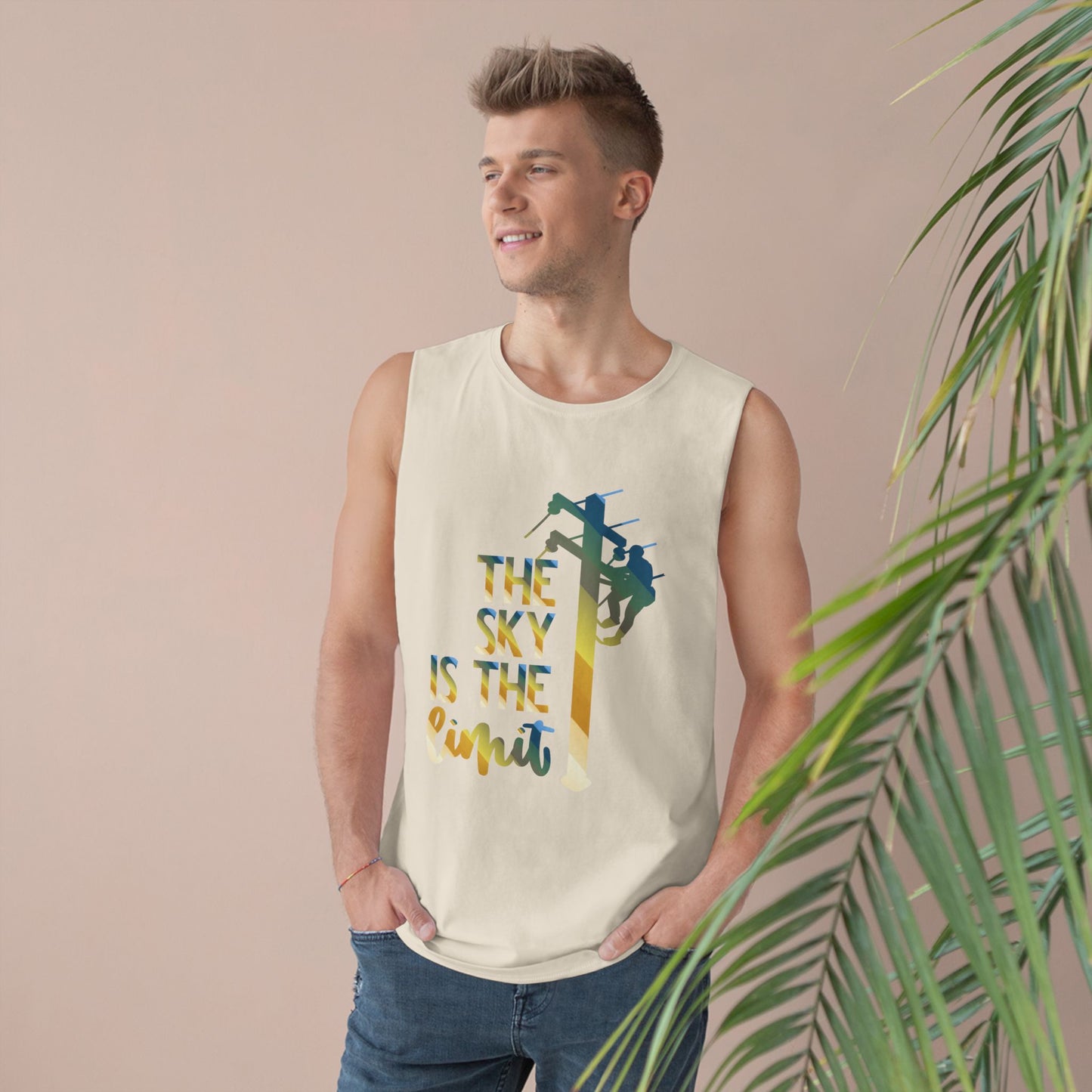 Lineman Tank - the-sky-is-the-limit-lineman colored chrome