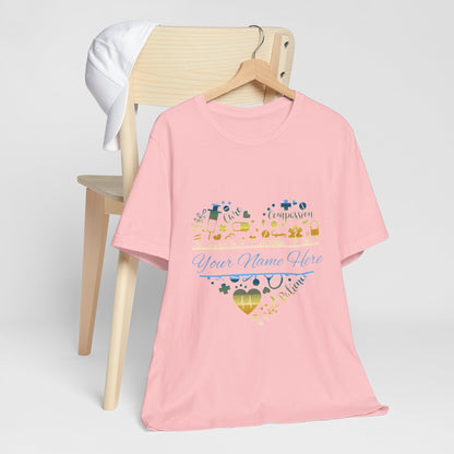 Monogram Heart colored chrome