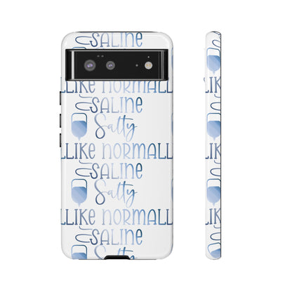Google Pixel Tough Case - Salty Saline Like Normal Saline - White