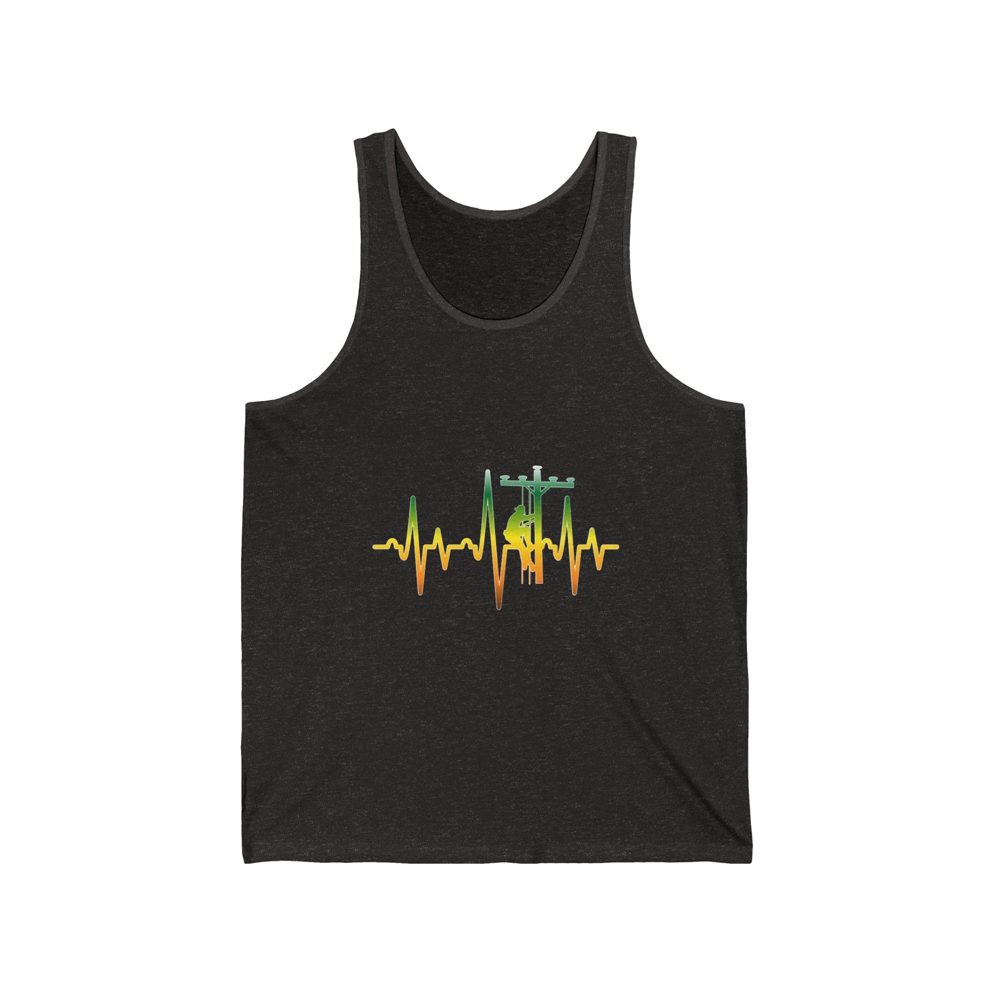 Lineman Tank - Lineman Heartbeat - gradient