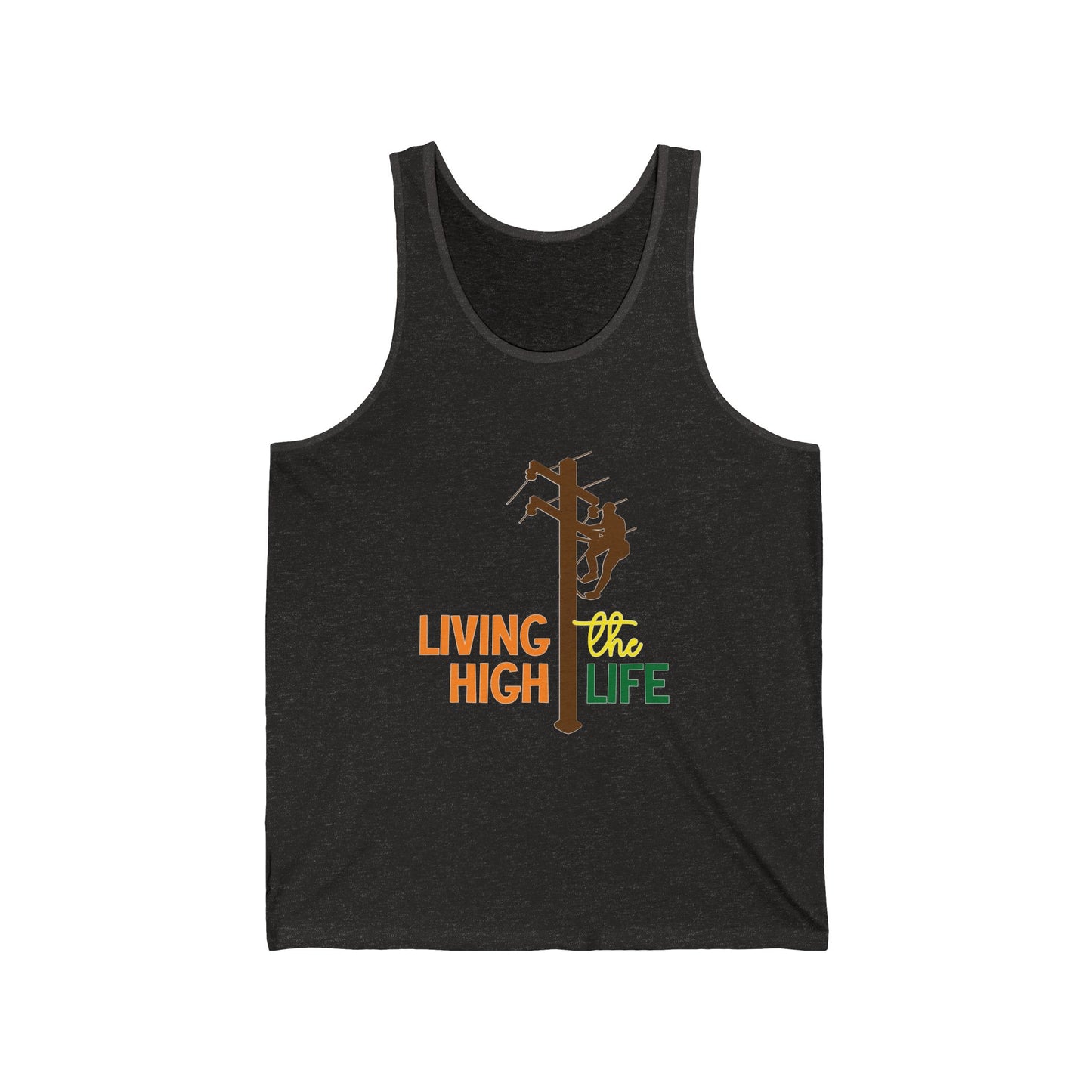 Lineman T-shirt - living the high life - color
