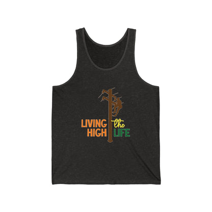 Lineman T-shirt - living the high life - color