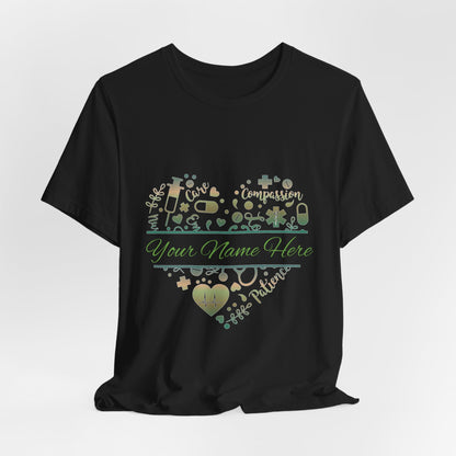 Monogram Heart copper patina