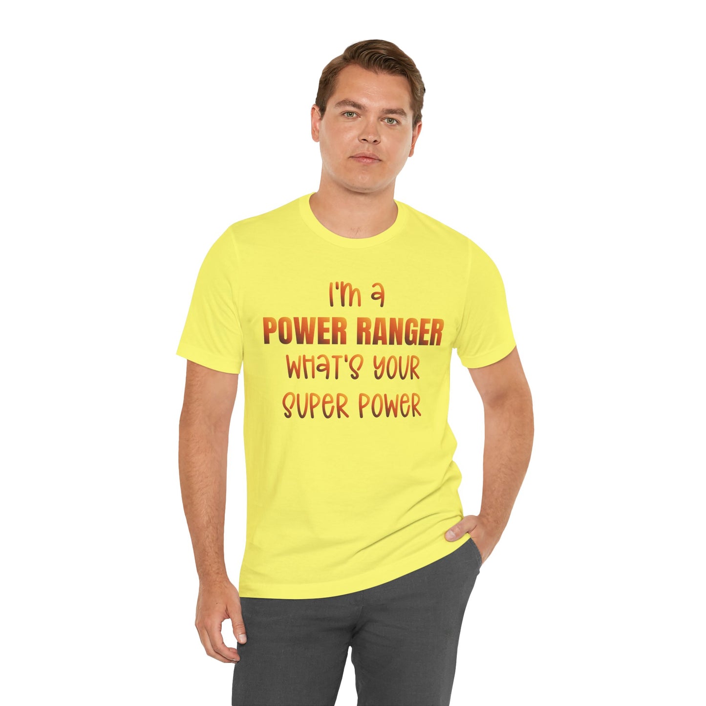 Lineman T-shirt - power ranger super power sky 24
