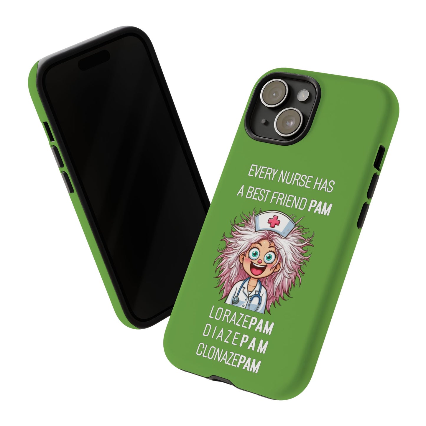 Nurse iPhone Tough Case - Every Nurse Has a Friend Named PAM Design (1) - Green