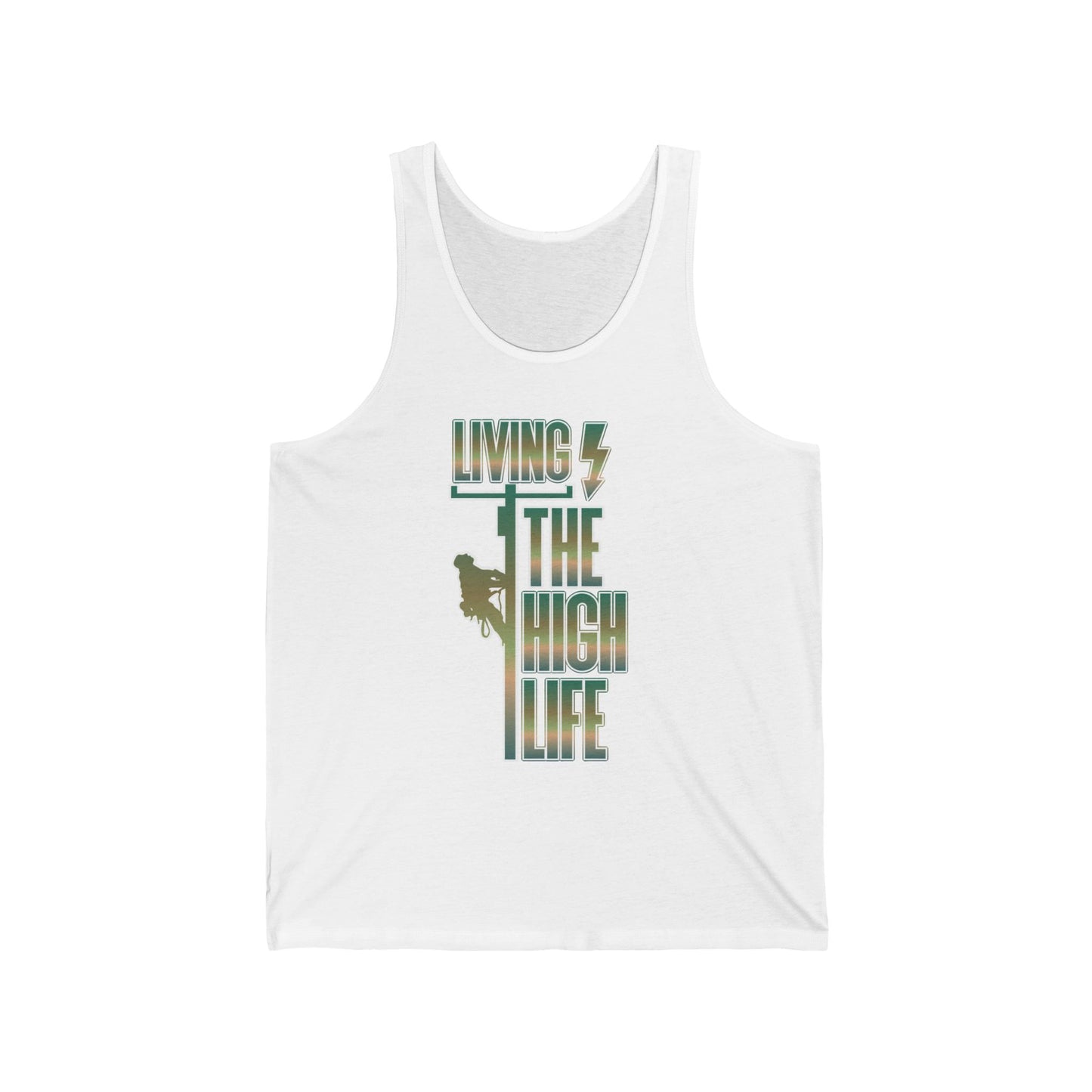 Lineman T-shirt - Living The High Life-copper patina
