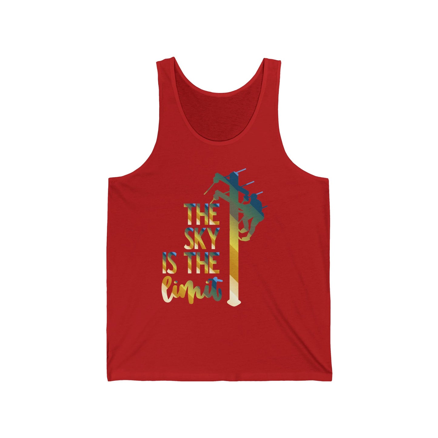 Lineman T-shirt - the-sky-is-the-limit-lineman colored chrome