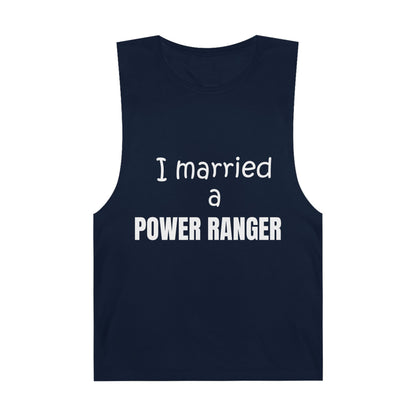 Lineman Tank- Married a Power Ranger white