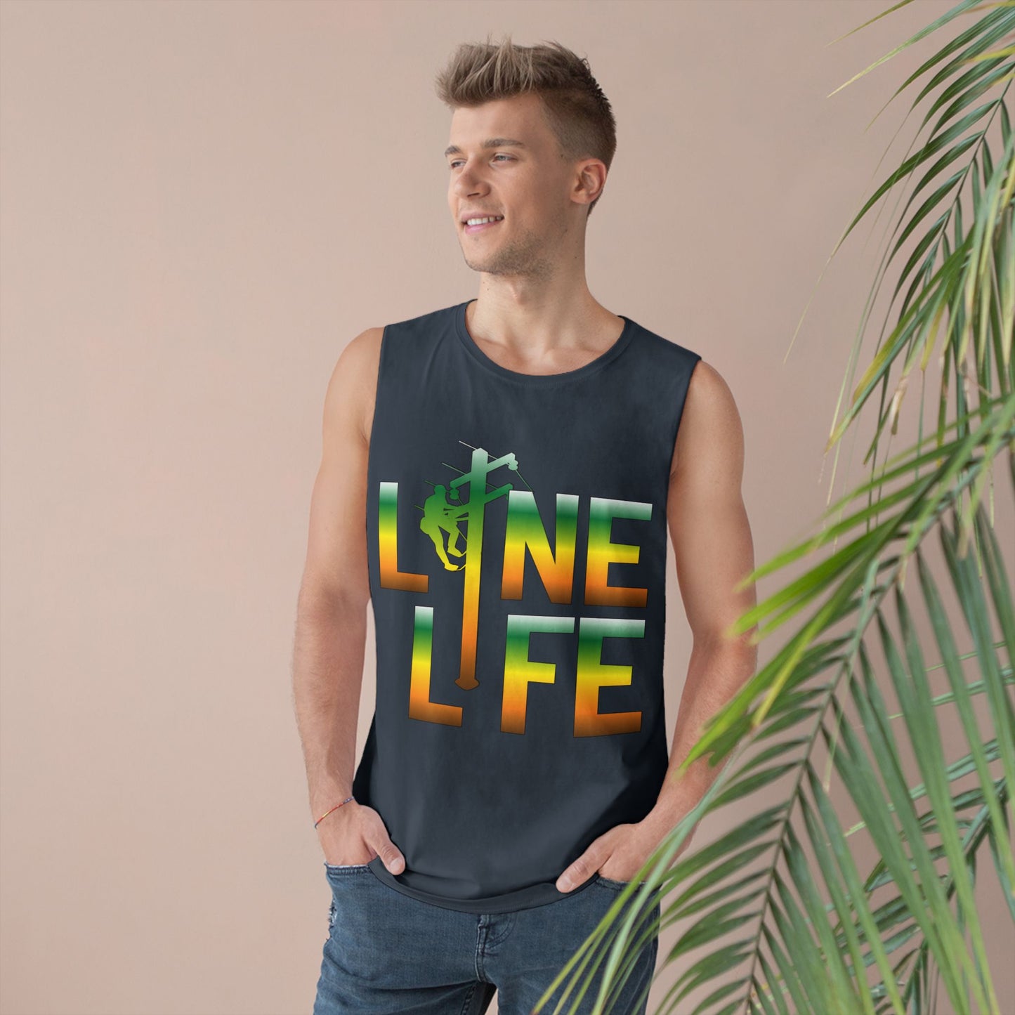 Lineman Tank - lineman-life gradient