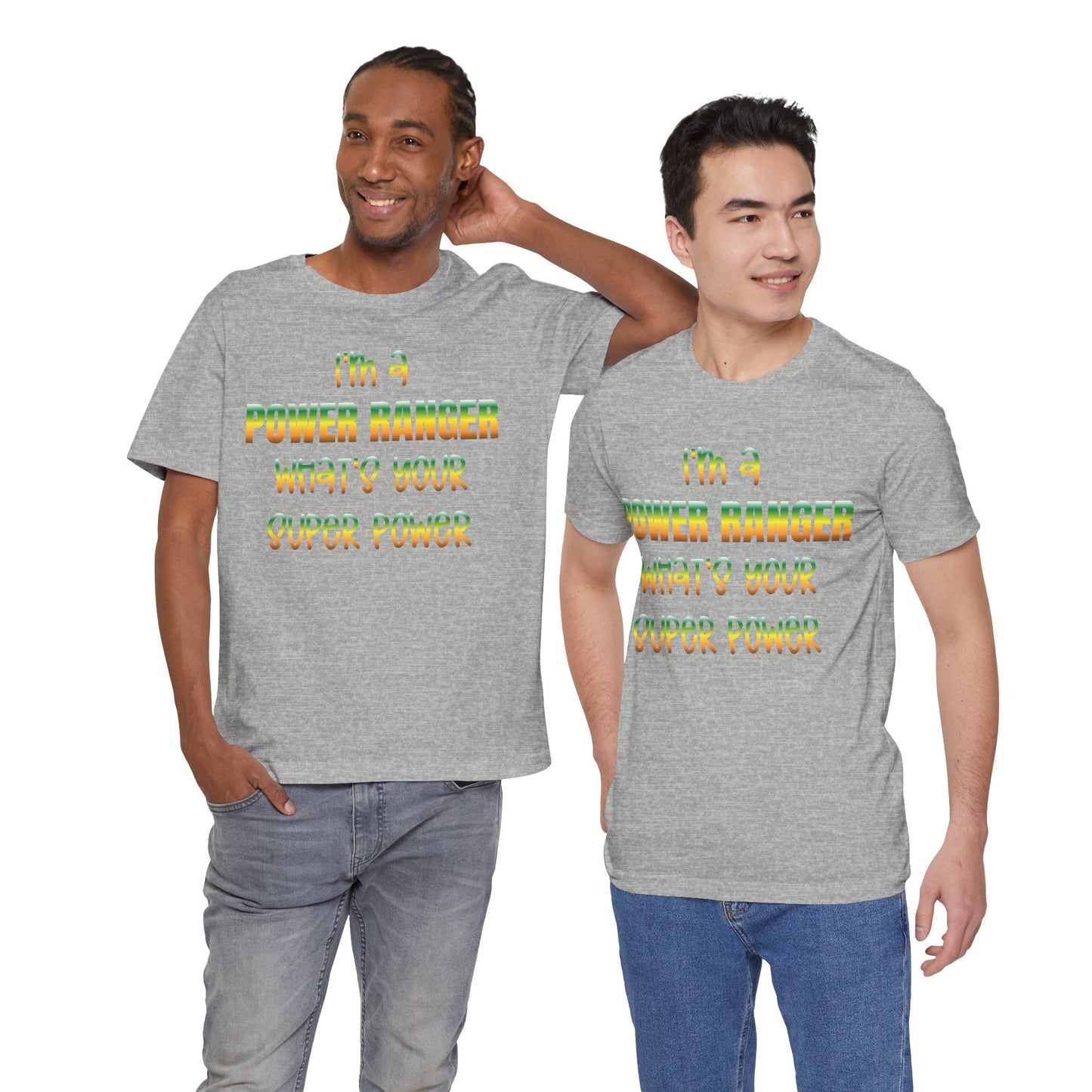 Lineman T-shirt - power ranger super power gradient