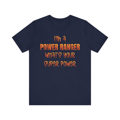 Lineman T-shirt - power ranger super power sky 24