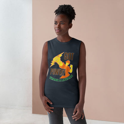 Lineman Tank - Got Power Thank A Lineman - color