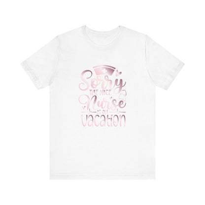 Sorry The Nice Nurse Is On Vacation rose gold