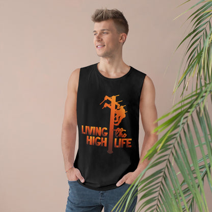 Lineman Tank - living the high life - sky 24