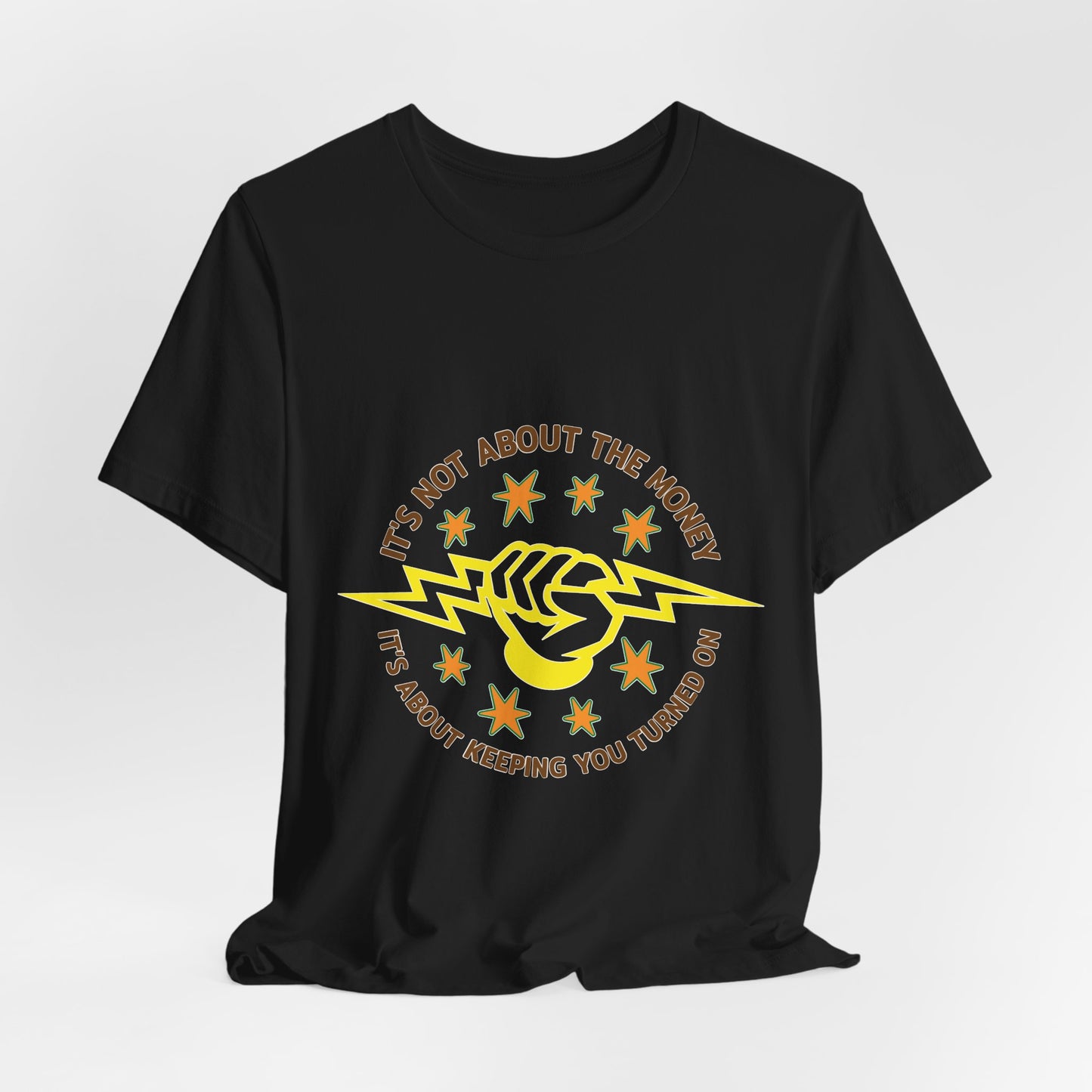 Lineman T-shirt - Its Not About The Money-color