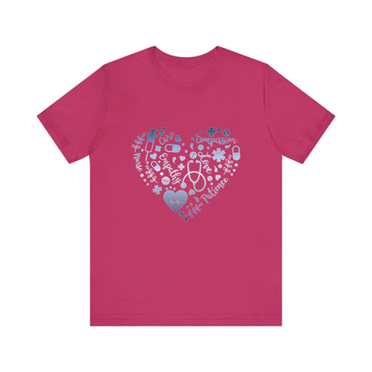 Monogram Heart 1 blue steel
